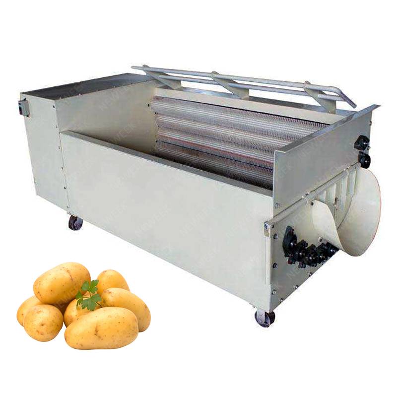 Neweek Potato Peeler Vegetable Brush Potato Washing Peeling Machine